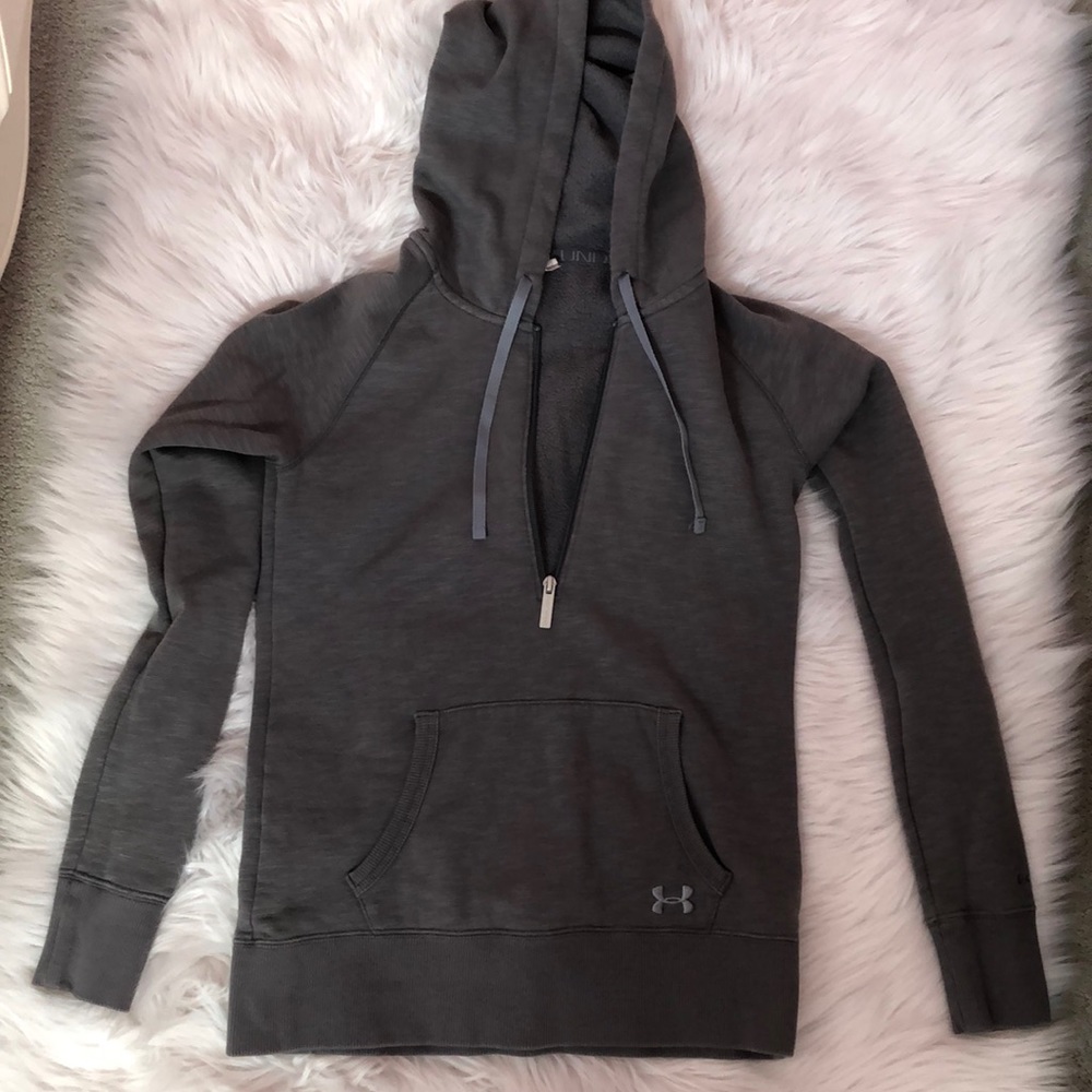 Under Armour Women’s Gray Half Zip Hoodie